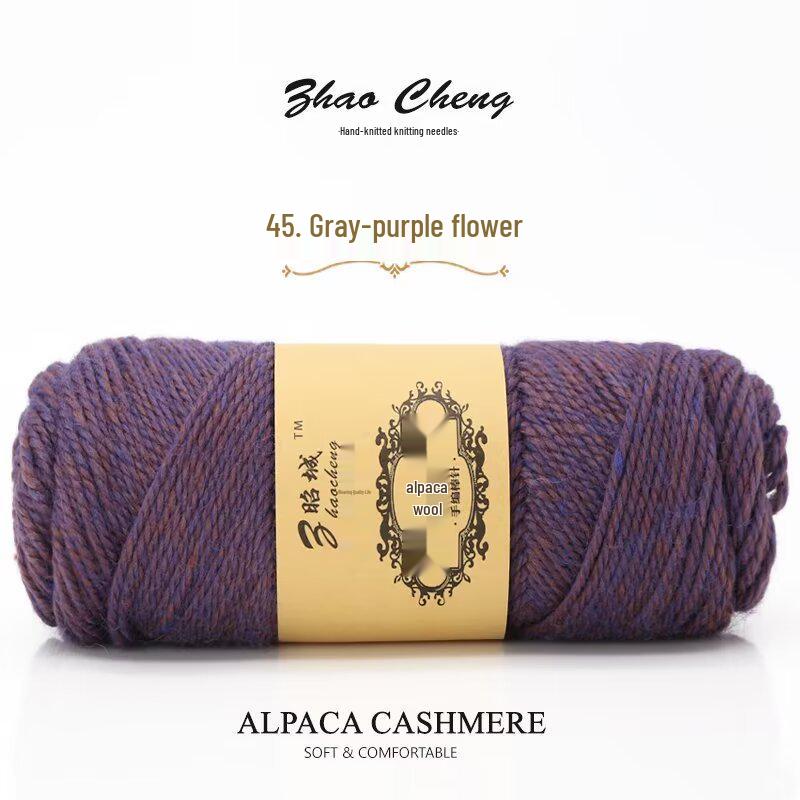 Шарф-подушка из альпаки ручной вязки – Средней толщины, Мягкий, Сделай сам, Крючком