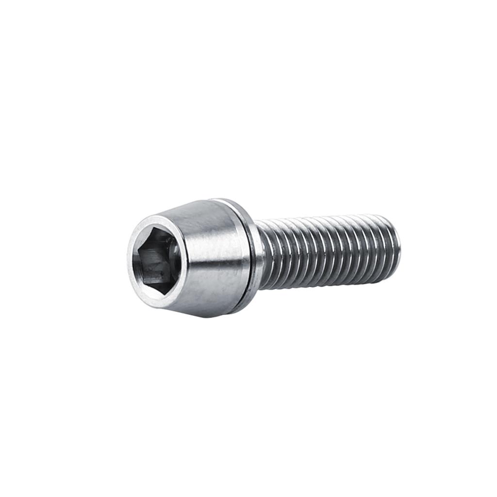Alloy Tapered Screw With Washer For Mountain Bike(colorfulCelsiusM6x16)