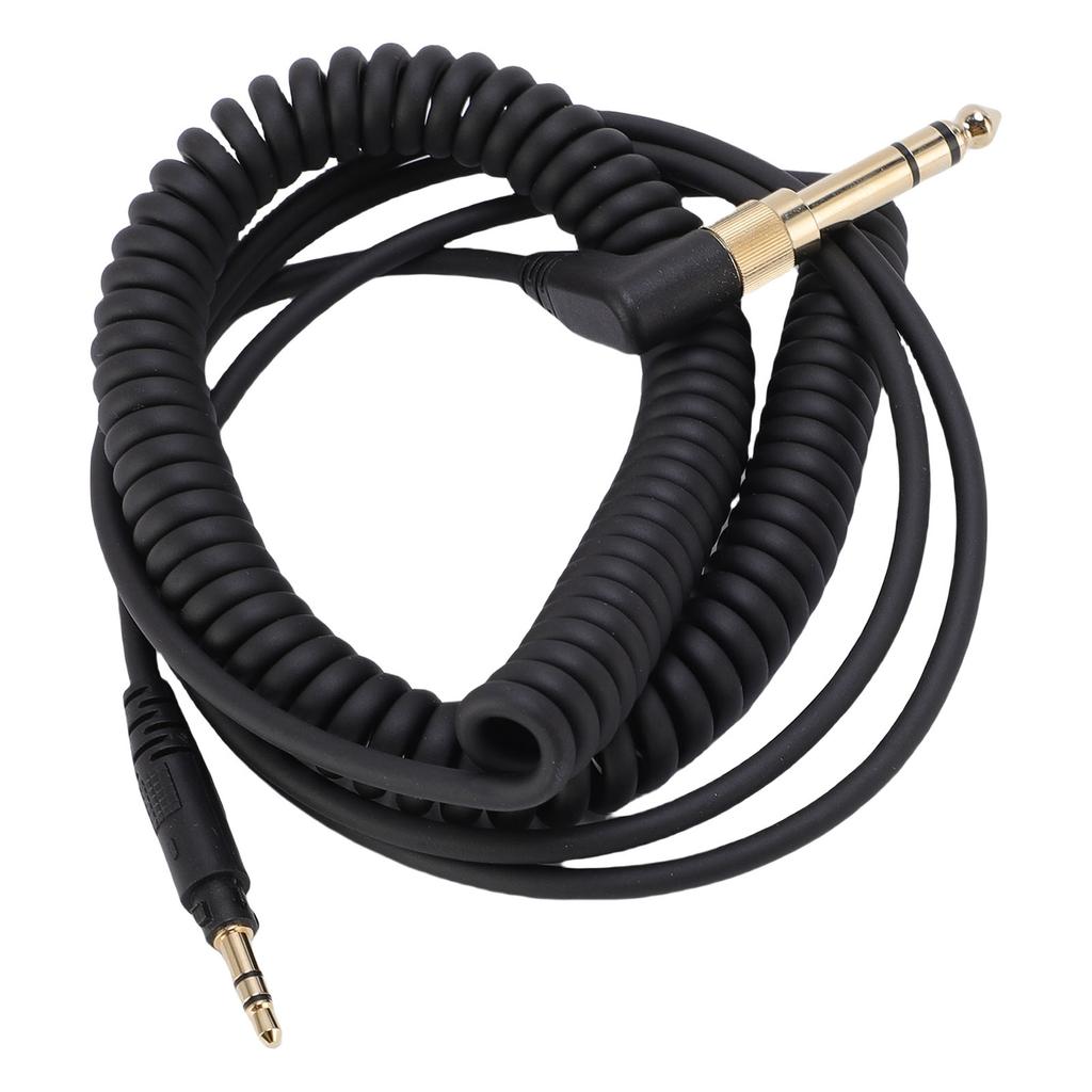 Пружинный звуковой кабель для наушников, подходит для наушников EAH DJ1200, штекер 3,5 мм, удлиненный спиральный шнур 140 330 см
