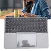   Keyboard with Touchpad Multifunctional Quiet Typing Rechargeable Foldable 64 Key Keyboard for Laptop Tablet