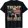 Футболка "Трамп был прав во всем"