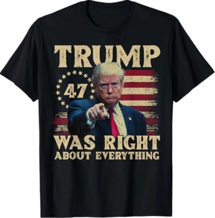 Футболка "Трамп был прав во всем"