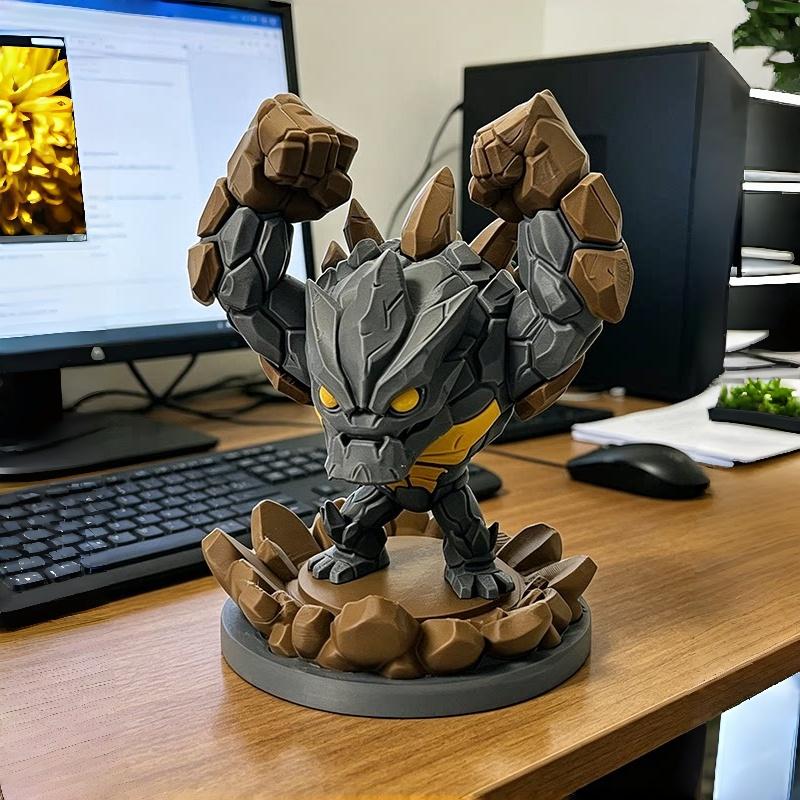 3d Printed Resin Mini Figure Set Game Character Style Collectible Pvc Model Desk Shelf Home Office Display Decor Gift For Fans