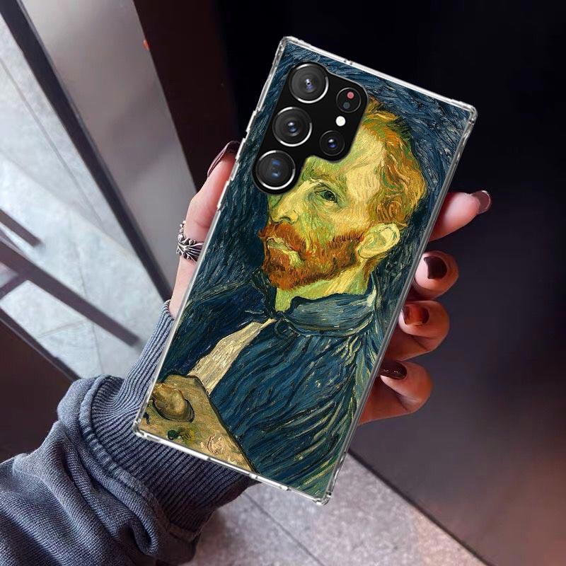 Чехол для телефона с картиной Ван Гога маслом Для Samsung Galaxy S23 S24 S25 Edge S26 Ultra S22 + S21 Plus S20 FE Чехол Силиконовый Печать Sh