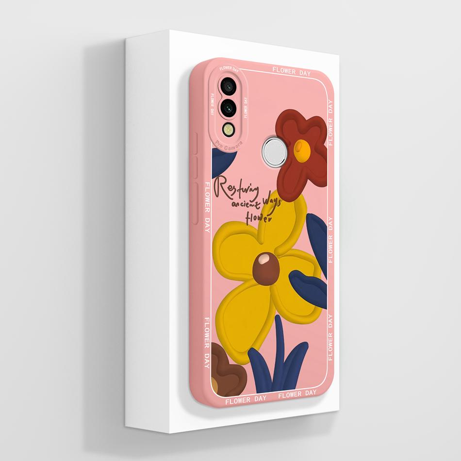 Чехол для телефона Redmi 7 Милый задний чехол для Redmi Y3 Y 3 Мягкий жидкий силикон Защита камеры Для Xiaomi Redmi7 Funda Coque