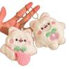 10cm Stuffed Key Ring Mini Plush Cat Doll Pendant Kawaii Plush Keychain  Backpack Decor