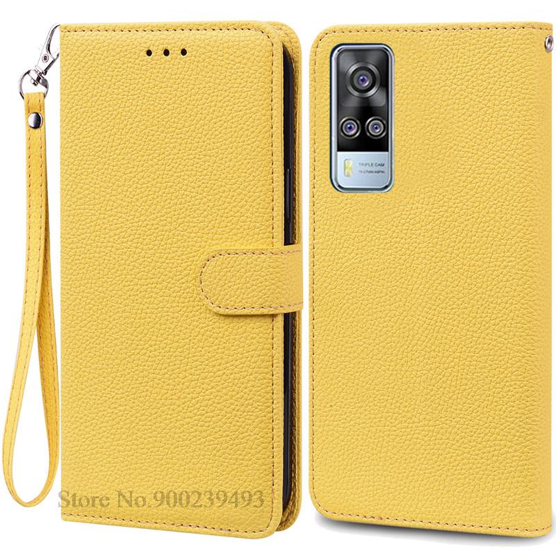 Для Vivo Y31 2021 Чехол V2036 Чехол-книжка с кошельком Для Vivo Y51 Y51A V2030 Y 51 31 Чехол VivoY31 Для Vivo Y33 Y53S 4G Мягкая обложка Funda