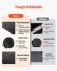 2 Pack Sound Dampening Blankets, 2438 x 2032 mm, Extra Large Soundproof Blanket with Grommets, Studio Grommeted Blanket with Cotton Filling, for