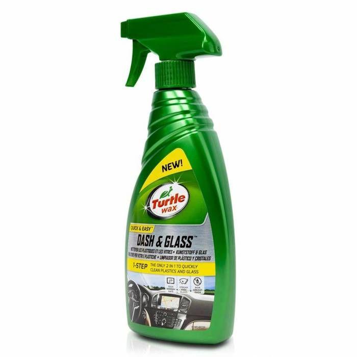 Turtle Wax Dash &amp; Glass Nettoyant pour vitres de voiture Smear Free Dust Free Dash 500ml