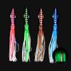 Tolure Джиг 150г 3D Глаз Светящийся Металлический Корпус ПВХ Хвост Джиг для Ловли Осьминога Все 4 Цвета- Тунец Морской Окунь Снаппер Скумбрия Треска Кингфиш Металлический Джиг 1 шт./упак.