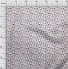 oneOone Ткань Cotton Flex Gray Fabric Floral & Puppies Fabric For Sheeting Printed Craft Fabric By The Yard 40 Inch