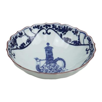 Великолепный и великолепный дизайн Ko-Imari Romantic Yuuki [Фарфор Арита, Сделано в Японии] Предмет роскоши для подарка: Маленькая чаша с каймой кикё и гранатовым узором