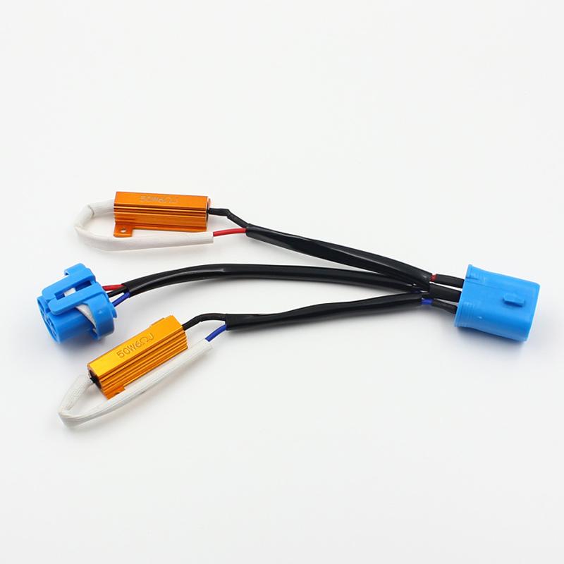 6 Ohm 50W LED Load Resistors Canbus Decoder for Car Stop Light Turn Signal Error Message Flicker Cancel Universal Automotive