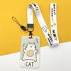 Cartoon Credential Card Holder Bags Doctor Nurse Neck Strap Lanyards Keychain Pass Card Holder Hang Rope Lariat Lanyard Gifts