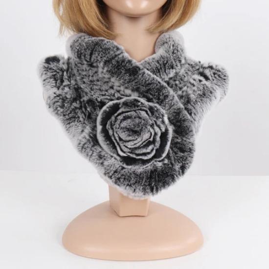 Новые женские зимние наборы шапка и шарф из натурального теплого меха кролика рекс, вязаные шапки и шарфы из натурального меха, муфта