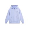 Li Ning Sports Lifestyle Series Star Fleece Warm Loose Pullover Hoodie Women Hoodies Snow-Purple AWDT820-2