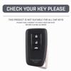 Golden-edged TPU Car Remote Key Cover Case Shell Fob For Lexus NX GS RX IS ES GX LX RC IS UX 200 250 260 300 350 LS 450H 300H Car Accessories