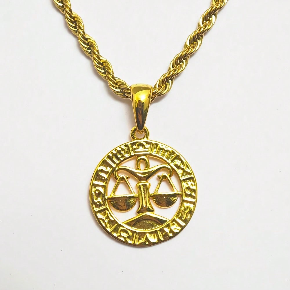 Астрология 12 Созвездий Гороскоп Зодиак Подвеска на Шнурке Ожерелье 22" для Женщин Мужчин