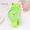 Candy Color Women Watch Round Dial Silicone Strap Quartz Movement Ladies Girls Casual Wristwatch Fashion Jewelry Birthday Gift