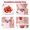 Mini Fruit Juicer Lemon Juicer Portable Manual Fruit Squeezer Machine Tool Hand Rotation Press Juicer