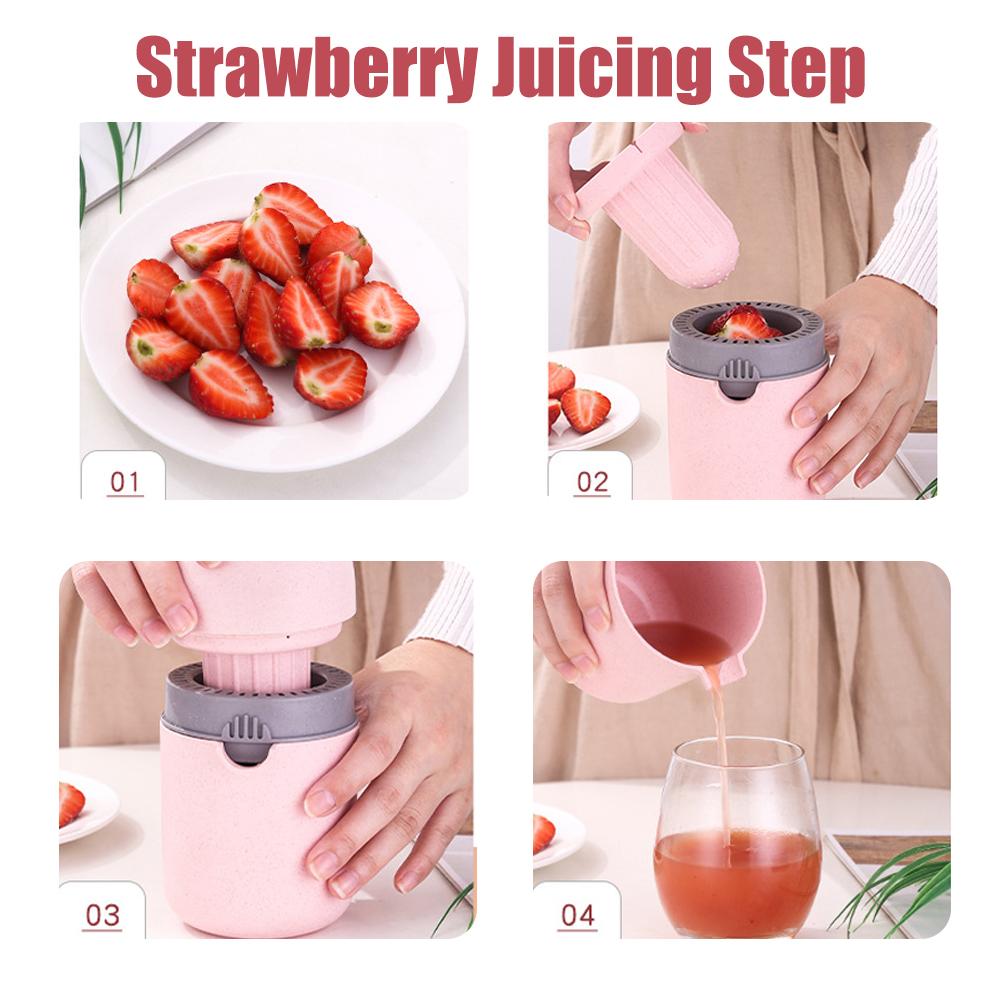 Mini Fruit Juicer Lemon Juicer Portable Manual Fruit Squeezer Machine Tool Hand Rotation Press Juicer