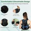Wonder Care Posture Corrector for Men and Women, Back Support Belt with Metal Inserts, Shoulder Straightener for Upper and Lower Back Pain Relief