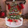 Christmas Tree Fence Picket Decorative Fences for Pets Garden Edging Panels