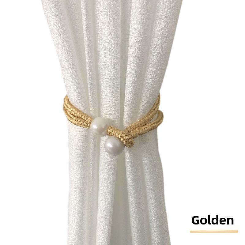 Креативная веревка для завязывания штор с жемчугом — роскошное украшение гостиной