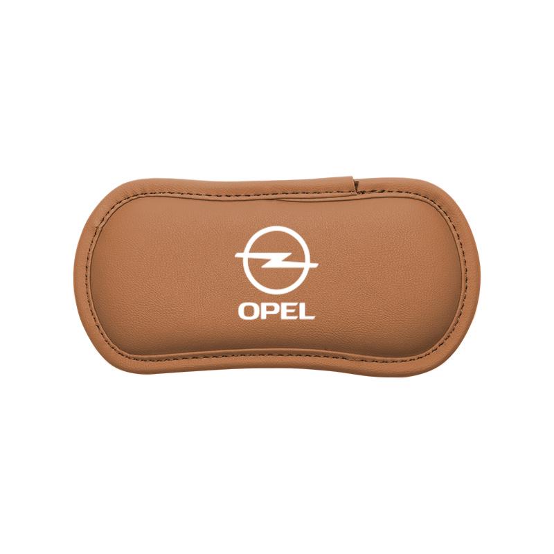 Кожаная автомобильная подушка-подголовник Подушка Эластичный наколенник Подставка под ноги Подлокотник Аксессуары Для Opel Astra Vivaro Vectra H G J Corsa D Antara C