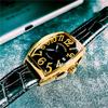 Barrel Type European and American Men's Fashion Hollow Automatic Mechanical Watch Men's Mechanical Watch
