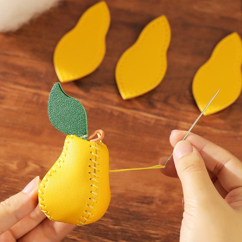 WTEMPO DIY Keychain Pendant Material Pack Creative Handmade Gift Hand-sewn Self-made Bags Decor Pendent Keychain