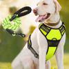 Нагрудный ремень для домашних животных, большой жилет для собак, дышащая светоотражающая шлейка для собак, взрывозащищенный с поводком