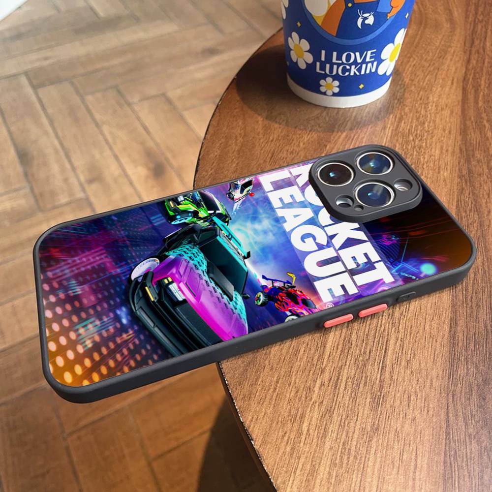 R-Rocket L-League игра Матовый чехол Для iPhone 16 15 14 11 12 13 Mini Pro Max X XR XS MAX Чехол для телефона ударопрочный