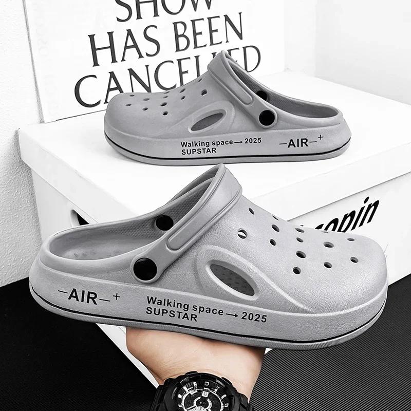 Тапочки для гостиной на лето мужские шлепанцы обувь мужские оригинальные шлепанцы мягкие мужские тапочки для ходьбы дома мужские шлепанцы