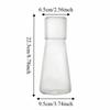 with Lid Cool Water Pitcher 850ml Beverage Container Easy Clean Clear Glass Water Kettle  Kitchen