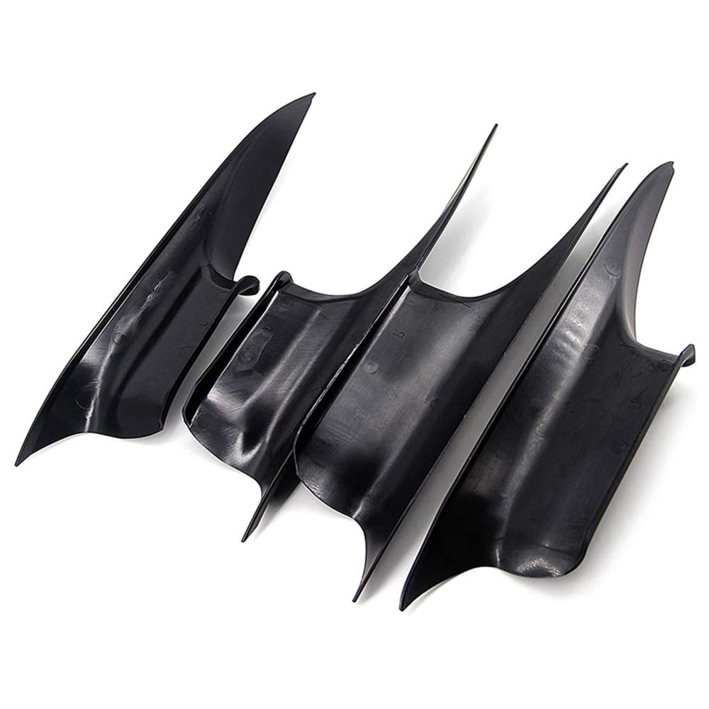 Set 4 Door Interior Inside Handle Pull Carrier Cover For BMW 7 F01 F02 2008-2015