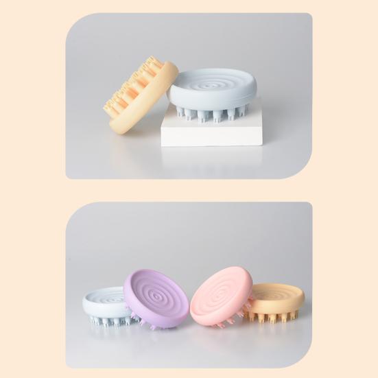 Массажер для головы, щетка для шампуня, мягкая силиконовая щетина для мужчин и женщин, мытье волос, удаление перхоти, стимулятор роста волос, скребок для влажных и сухих волос