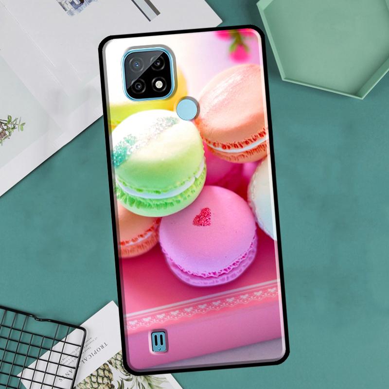 Десерт торт макароны милый для OnePlus 10 Pro 9 Pro 8T 9R Nord2 чехол для Realme 9 8 Pro 8i 9i C35 GT Neo 2 3 Master