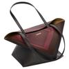 Loewe Medium Puzzle Fold Tote In Nappa Calfskin Black/Burgundy Women Tote_bags A779G50X96-1101
