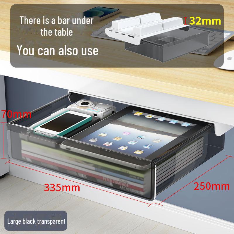 Ящик для хранения косметики под столом без перфорации