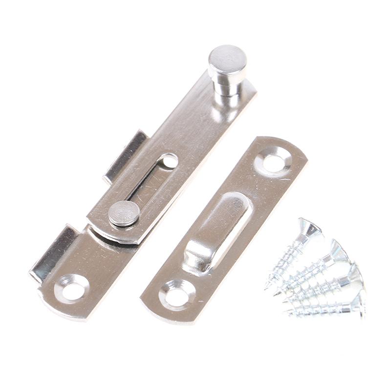 Guard Latch Bolt Sliding Window Door Lock Handle Stainless Steel Safety Chain