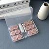 6 Pair Contact Lens Case Contact Lens Storage Box Portable Travel Contact Lenses Case Soak Container Lenses Box for Beauty Pupil