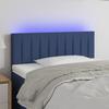 VidaXL LED Headboard Bedroom Furniture Single Bed Accessory Headboard Bed Frame Interior Blue 90x5x78/88 3121838