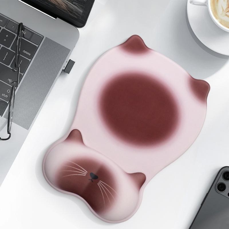 Ergonomic Wrist Support Mouse Pad to Improve Hand Postures and Alleviate Muscle Strain for Designers and Programmers Featuring NonSlip Stability