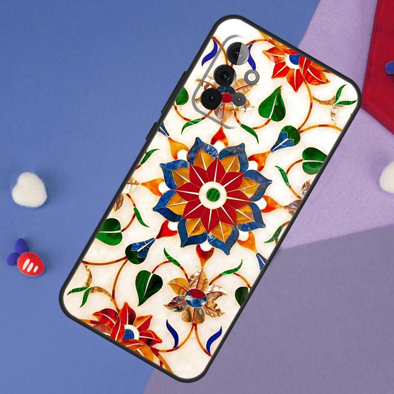 Марокканский чехол-плитка для Samsung Galaxy A14 A56 A36 A26 A16 A06 A54 A34 A12 A32 A52 A13 A33 A53 A15 A35 A55