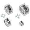 2/4Pcs Flexible Pivot Joint Aluminum Fittings Right Angle Connector Hinge For 20/30/40/45 Series Aluminum Extrusion Profiles