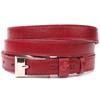 Неповторимый женский кожаный ремень GRANDE PELLE Leather Belt 21447 Бордовый