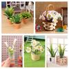 Scenery Model Mini Floral Basket Doll Accessories Miniature Greenery Bonsai Dollhouse Plant Potted