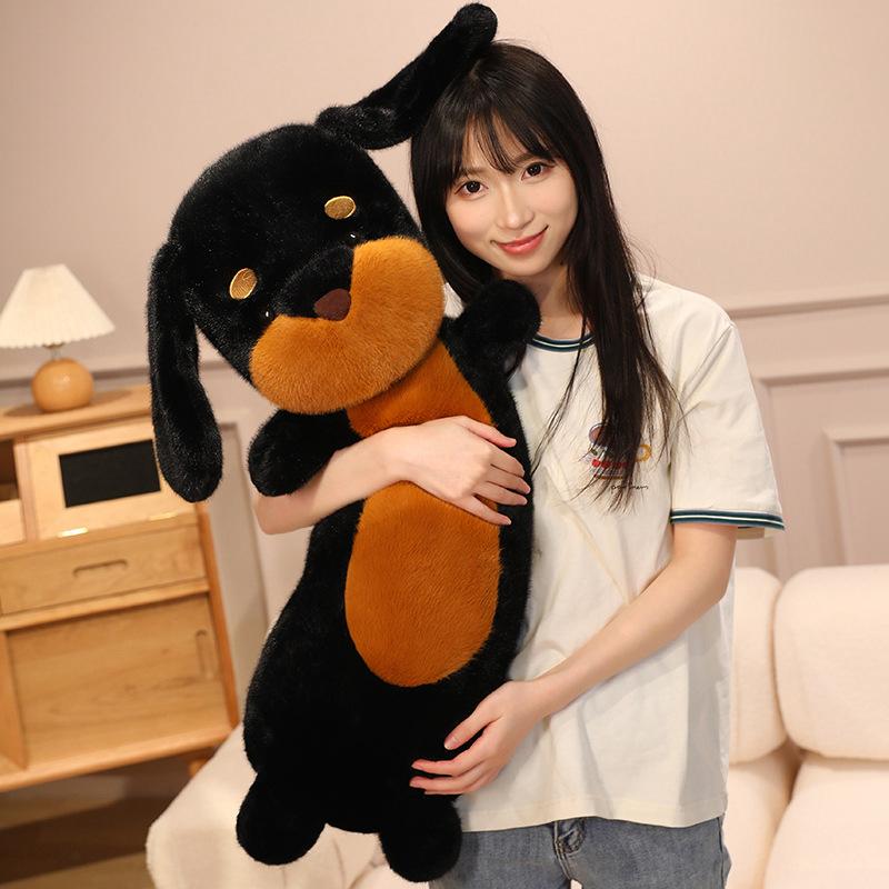 Мультяшный Милый Такса Длинная Подушка-Игрушка Плюшевая Игрушка Кукла Щенок Собака Кукла Детская Успокаивающая Кукла