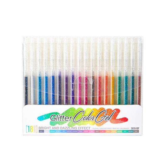 Набор гелевых ручек с блестками, яркие сверкающие чернила, маркеры для письма, рисования дудлов, неоновые хайлайтеры нажимного типа для ведения дневника, скрапбукинга и художественных проектов